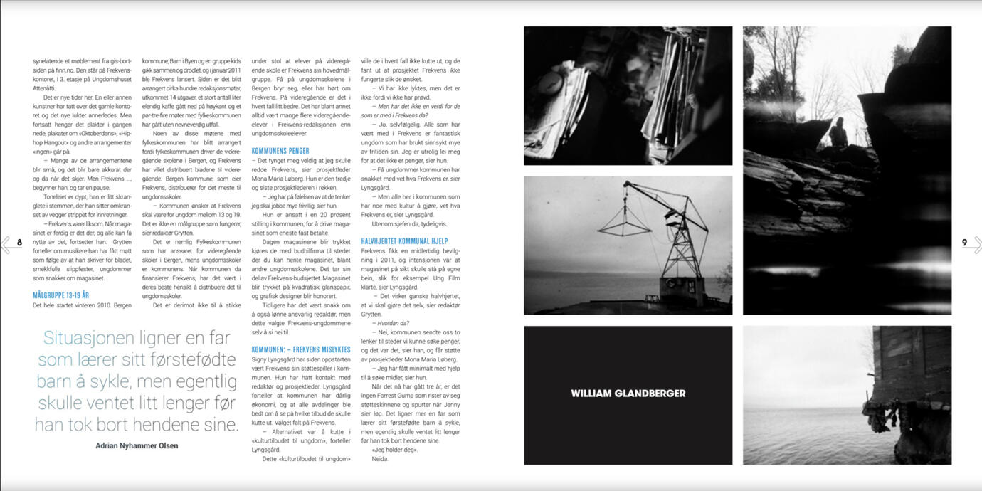 general examples of magazine-style work