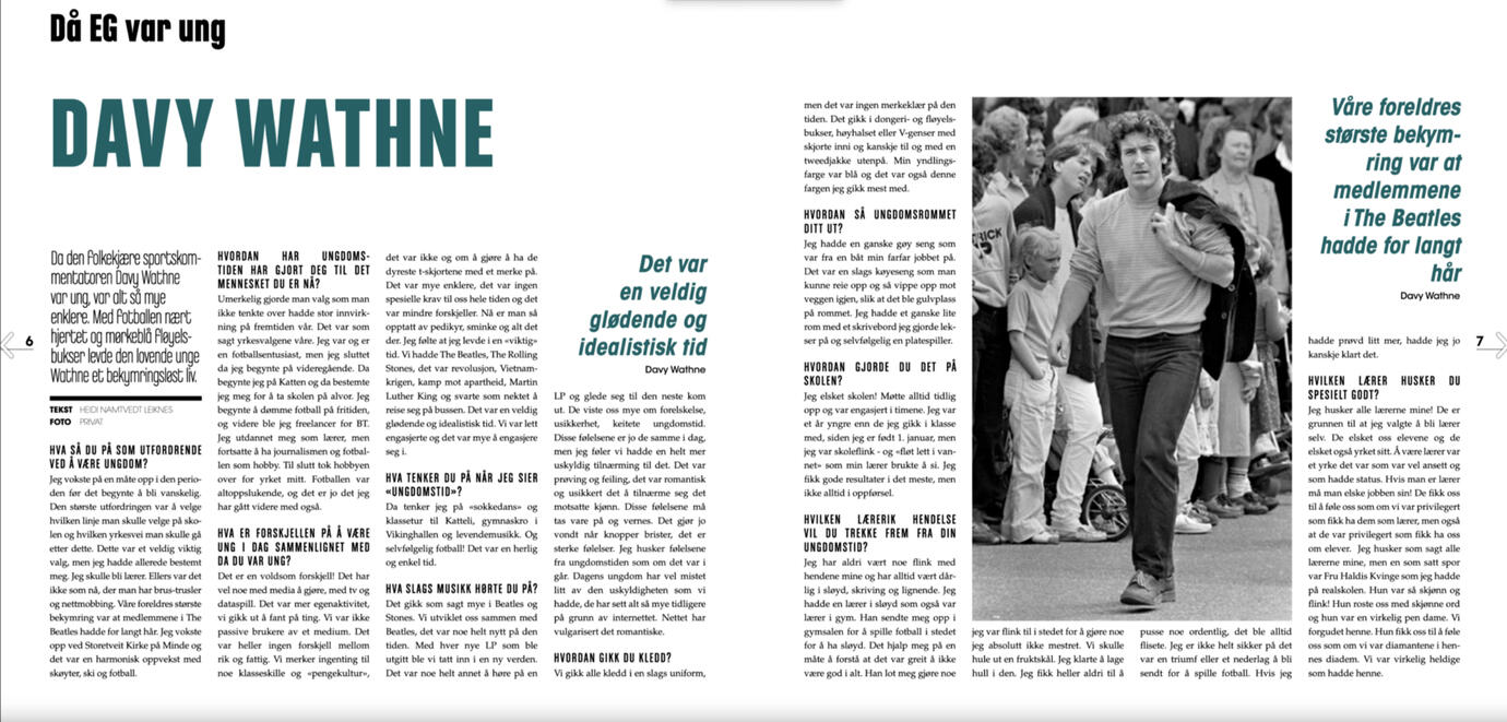 general examples of magazine-style work